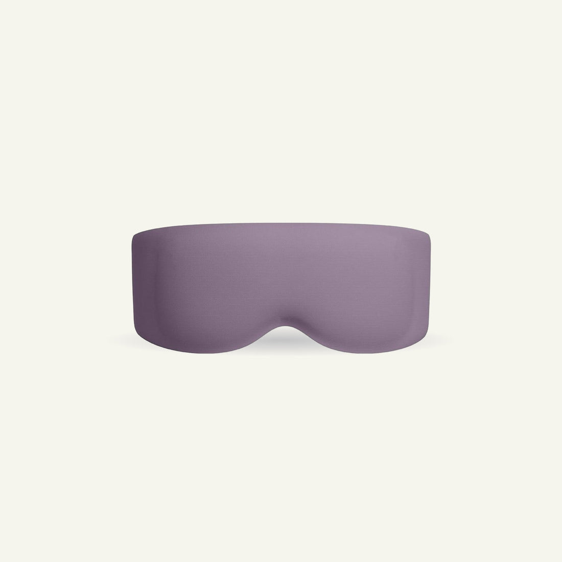 Sleep Bead weighted sleep mask in purple, front view